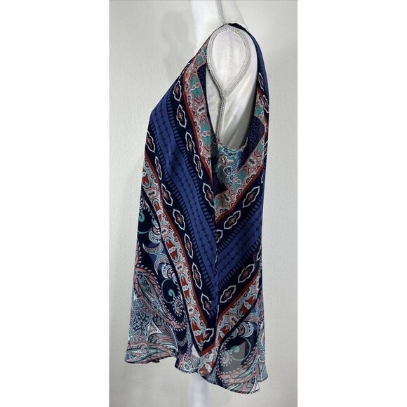 JM Collection Sleeveless Blouse Size Large (14/16) - Picture 7 of 12